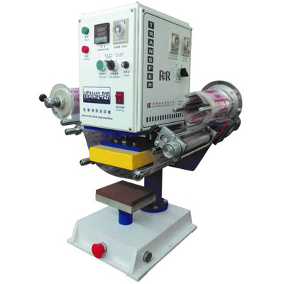 Pneumatic Label heat Transfer/Press machine (Roll-to-Roll)